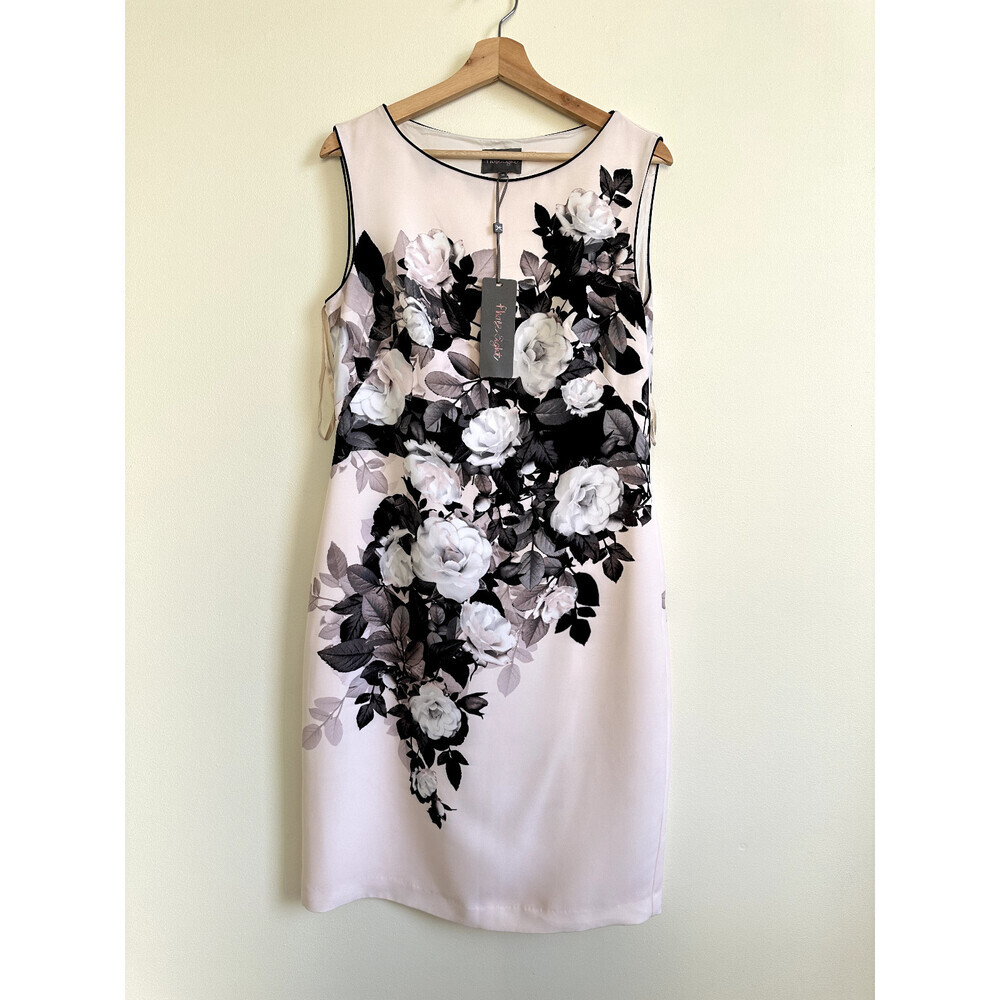 Phase Eight Women's Floral Sheath Dress In Light Pink Size 10US 14UK $225